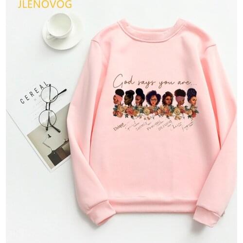 PADEGAO Women's Sweatshirts With Inscriptions