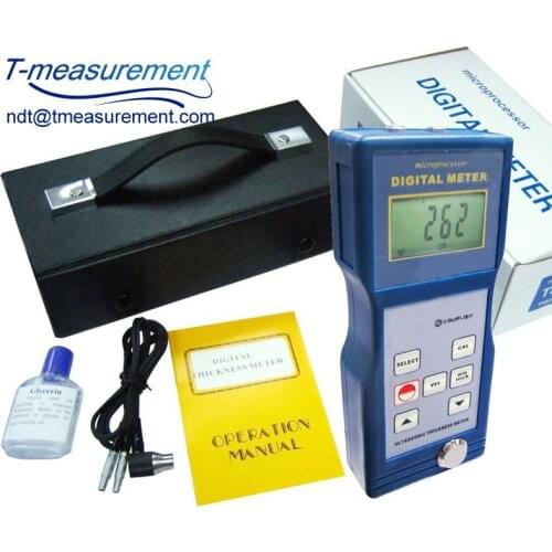 TM 8811 Portable Digital Ultrasonic wall thickness gauge, Width Measuring Instruments, test steel, cast iron, aluminum etc