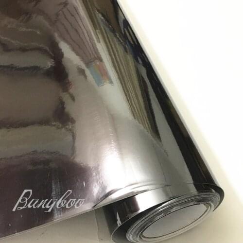 High Stretchable Chrome Mirror Black Car Vinyl Wrap Wholesale Vinyl Car Wrap Sticker