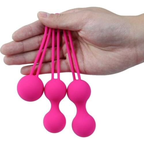 Silicone Vaginal Balls Sex Toys for Woman Kegel Balls Chinese Balls Geisha Ben Wa Smart Ball Vagina Tightening Exercise Sex Shop