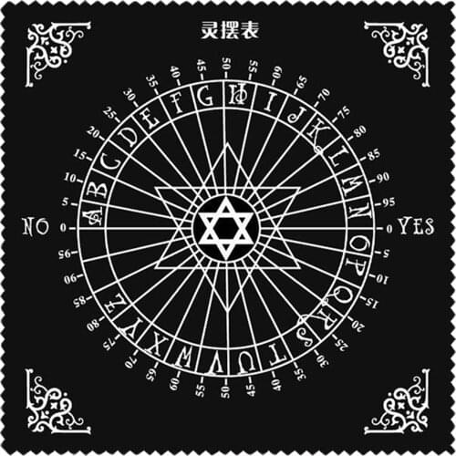 Tarot Tablecloth Divination Tarot Card Pad Pendulum Magic Runes Tarot Altar Table Cloth 30x30cm