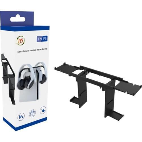 PS5 Controller Headset Stand, Durable Iron Headset Vertical Stand