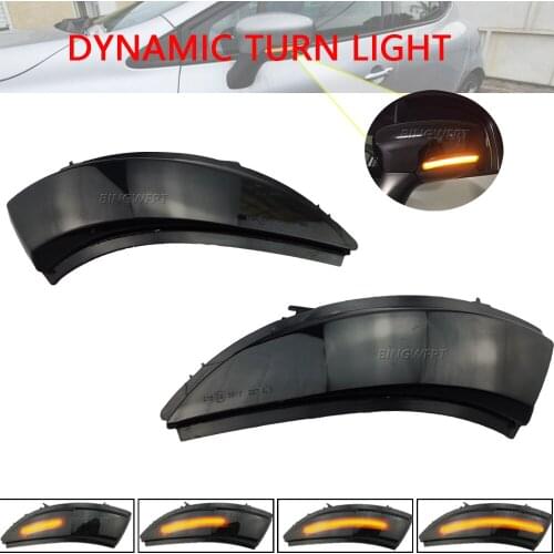 Superb For Renault Clio IV MK4 BH RS Grandtour KH 2012 - 2016 Dynamic Blinker LED Turn Signal Light Side Mirror Indicator Car