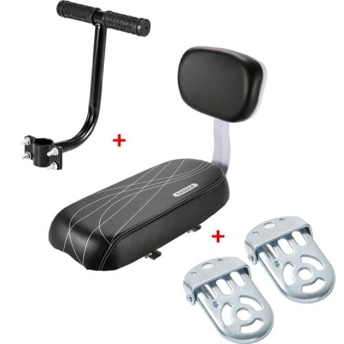 Bicycle Back Seat Bicycle Child Seat Cover Bike Rack Rest Cushion With Back Saddle Cycle Accessories Parts Bicicleta PU Leather