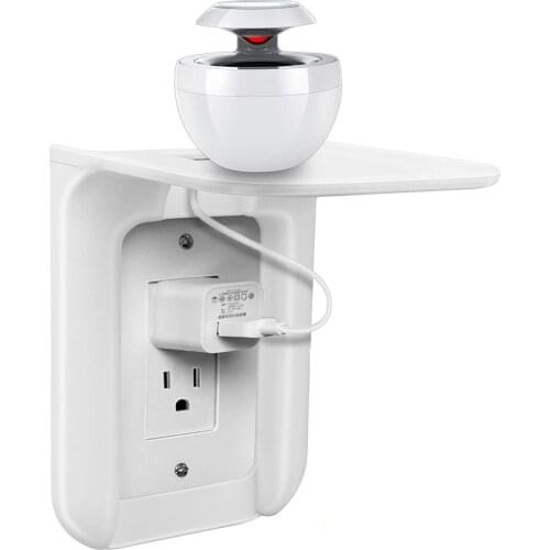 High Quality Wall Mount Switch Socket Rack ABS Plastic Power Outlet Shelf for Home Barthroom Storage