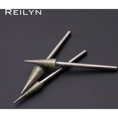 High Quality Shank 2.35mm150# 10pcs umbrella shape cone Grinding Point Grinding Burr Sanding Point Durable Grinding Needle