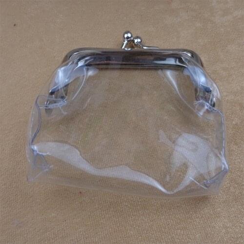 Transparent Coin Purses Holder Women Mini Change Wallets Girl Kids Money Bag Coin Bag Children Zipper Small Pouch Key Pockets