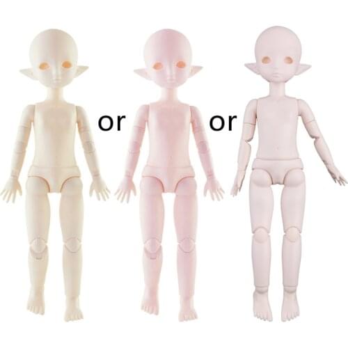 1PC Creative DIY Handicrafts Girl Doll with Flexible 22 Joints Playset for Toddlers Arts & Crafts Toys Educational Kit