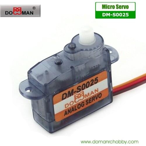 10pcs/lot DM-S0025 DOMAN RC digital 2.5g micro rc servo