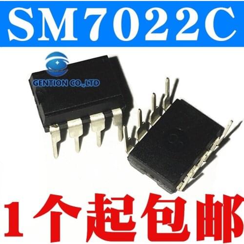 10PCS Replace VIPER22A DIP8 SM7022 SM7022C power management chip in stock 100% new and original