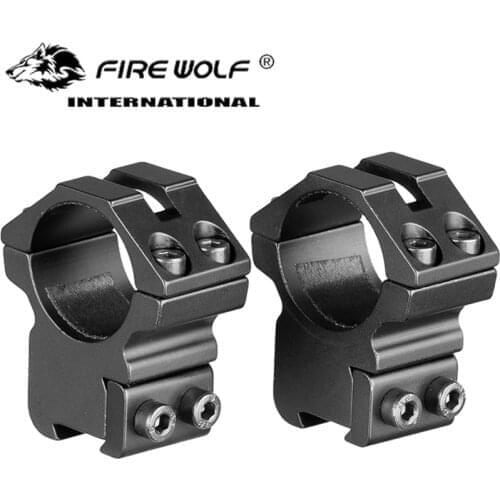 2pcs Rifle Tactical Low Profile 25.4mm 1" Scope Rings 11mm Dovetail Rail Mount Free Shipping