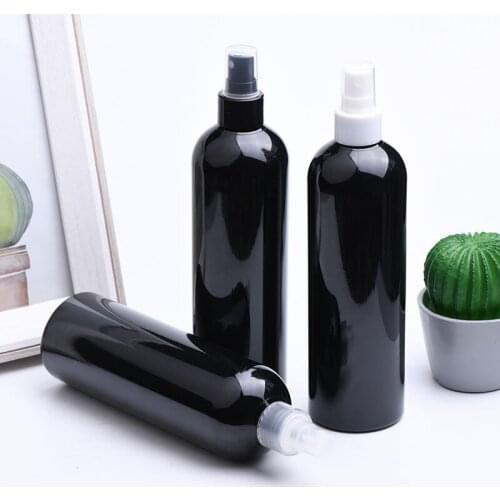 400ML X 18 Black Plastic Fine Mist Sprayer Pump Bottles Hairdressing Water Moisture Atomizer Hair Cosmetics Packaging Container