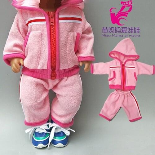 43cm doll jacket clothes for 18" 43cm reborn baby doll clothes doll accessories baby girl gifts