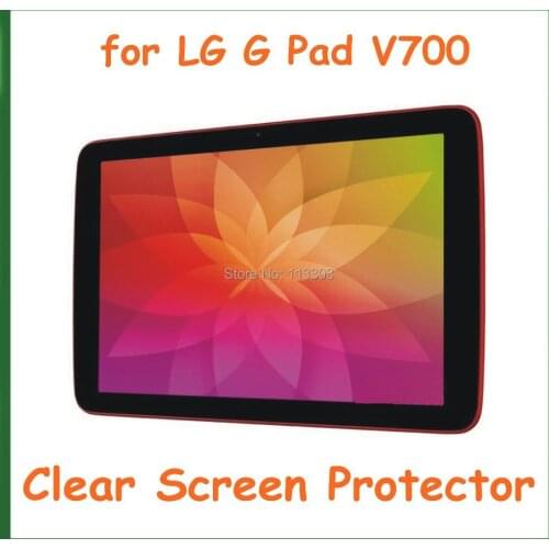 5pcs Ultra Clear Screen Protector Protective Film for LG G Pad V700 10.1" Tablet PC Size 255.5*161mm No Retail Package
