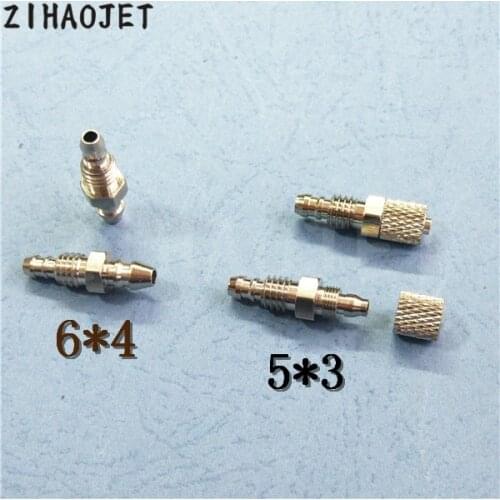 50pcs wholesale Flatbed UV printer bulk ink system Ink bottle 500ML 1L 2L 1.5L ink tube connector copper nut screw 4X3MM,6X4MM