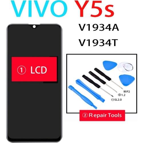 6.53" Full Lcd For Vivo y5S V1934A V1934T LCD Display Touch Screen Digitizer Assembly For Vivo Y5S