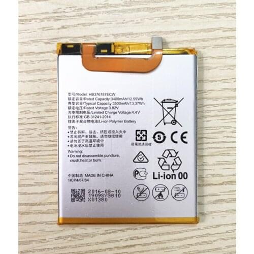 AZK 3400mAh New high quality HB376787ECW battery for Huawei Honor V8 mobile phone