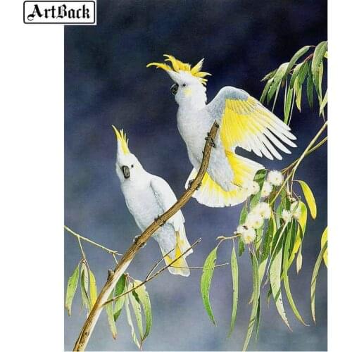 5d diy diamond painting parrot diamond mosaic bird animal diamond embroidery handmade crafts home decoration