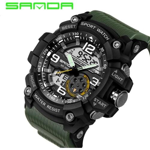 SANDA Relogio Masculino Sport Waterproof Watches Men Top Brand Luxury Quartz S Shock Watch Reloj Hombre Saat Xfcs Wholesale