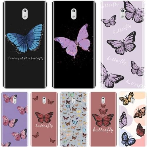 Butterfly Phone Case For Nokia X71 X6 7 Plus Nokia2 Nokia3 Nokia5 Nokia6 Silicone Back Cover For Nokia 9 8 6 5 3 2 1 Plus Cases