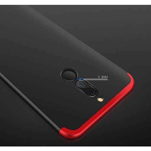 Huawei Nova 2i Case Nova2i Matte 360 Degree Protected Full Body Phone Case for Huawei Nova 2i Shockproof Cover + Glass Film