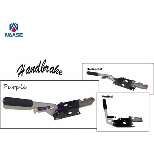 Purple Universal Car Hydraulic Handbrake Vertical & Horizontal 25cm Rally Racing E-Brake Lever Device Master Cylinder