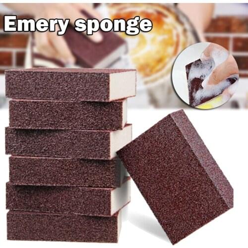 Carborundum Sponge Remove Dirt and Rust Kitchen Cleaning Brush Kitchen Accessories CLH@8