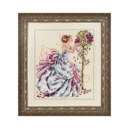 FF MM Counted Cross Stitch Kit Fan blowing a fan Handmade Needlework For Embroidery 14ct Cross Stitch MD124