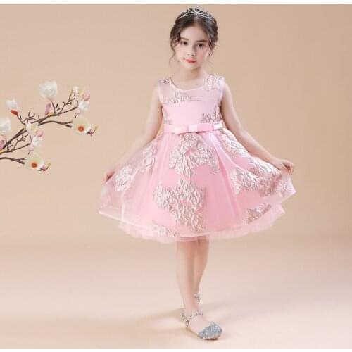 Summer Flower Girl Dress Kids Dresses For Girls Party Wedding Elegant Dress Children Evening Princess Dress Costume 10 12 Years