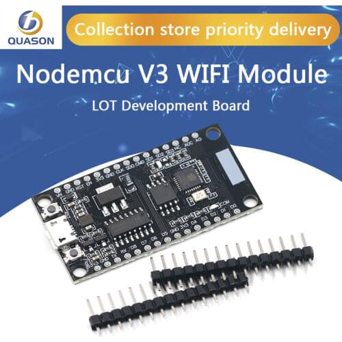 1pcs NodeMCU V3 Lua WIFI module integration of ESP8266 + extra memory 32M Flash, USB-serial CH340G