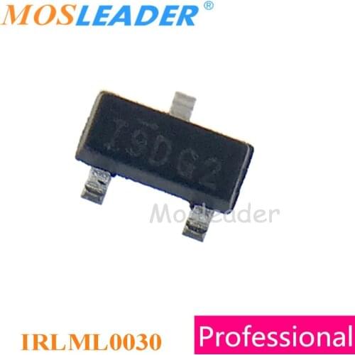 Mosleader IRLML0030 SOT23 3000PCS IRLML0030TR IRLML0030PBF IRLML0030TRPBF IRLML0030PBF-1 20V 30V Made in China High quality
