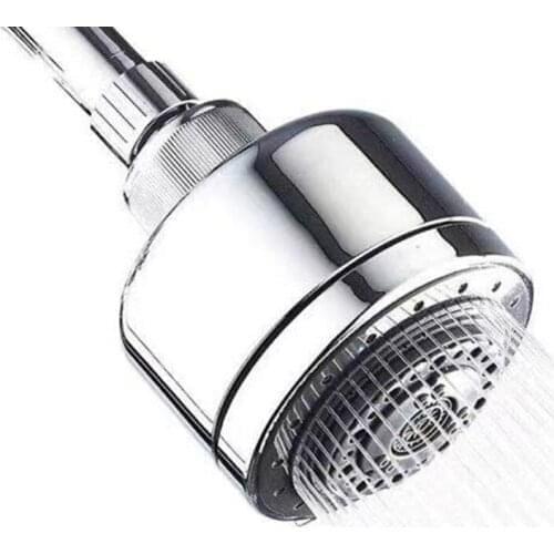 Bathroom Shower Head Water Saving Filter 360 Rotated Household SPA High Pressure Shower Rainfall Round Spray Nozzle Switch Mode