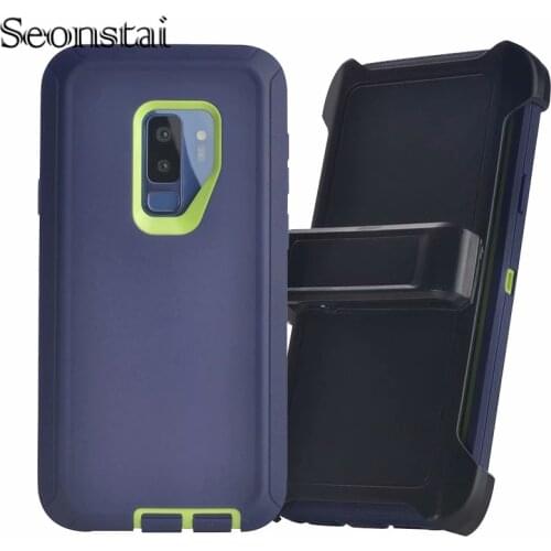 Shockproof Armour Phone Case for Samsung Galaxy S9 TPU Hybrid Defender Back Cover case For Samsung S9Plus Anti-Scratch Coque