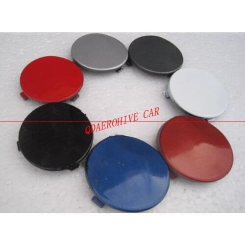 QDAEROHIVE front rear Bumper Trailer Cover Tow Bracket Cover Rear Bumper Tow Hook Cover Cap for ford Ecosport 2013-2017