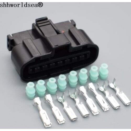 Shhworldsea 8 Pin Female Waterproof Electrical Connector plug For Mitsubishi FOR Lancer car Sensor and Ignition Distributor