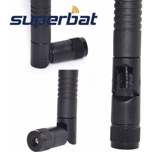 Superbat Custom 700MHz 5dBi Rubber Duck Antenna with SMA Plug Connector Omnidirectional Dipole Tilt-Swirel Cellular Phone