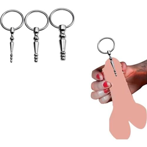 6-10mm Stainless Steel Urethral Sound Catheter Penis Plug Male Masturbator Penis Inserts Stimulation Dilator Chastity Sex Toys