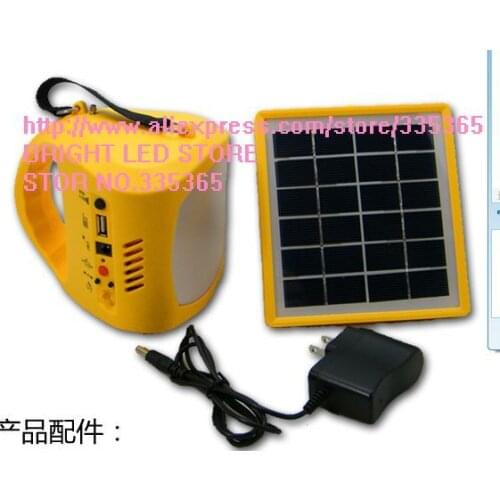 Waterproof ABS led solar light 1w for emergency led portable lamp