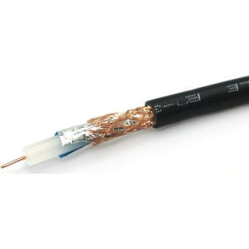 Winaqum 5 Meter Copper Wire For DIY BNC Coaxial video wire monitor line video line Monitoring line Q9 75-5 75-4 75-3