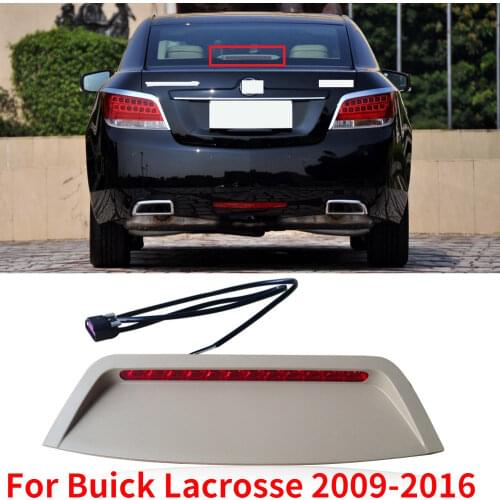 CAPQX For Buick Lacrosse 2009-2016 Rear Brake Light High Mount Stop Lamp 3rd Third Brake Light Additional Brake Lamp