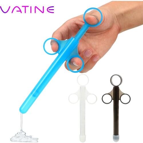 VATINE Enema Injector Lube Launcher Lubricant Applicator Anal Vagina Clean Tools Syringe Sex Toys for Couples Adult Products