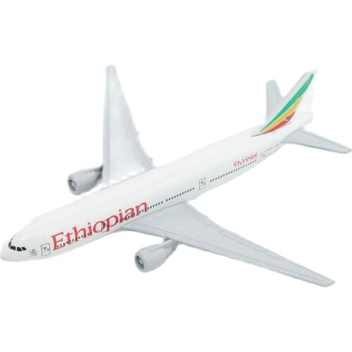 Ethiopian 777 Aircraft Model 6" Metal Airplane Diecast Mini Moto Collection Eduactional Toys