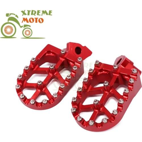 Billet Foot Pegs Pedals Rests Footpeg For HONDA CR125 CR250 1995 1996 1997 1998 1999 CR500 1995-2005 YZ125 YZ250 WR400 1997 1998
