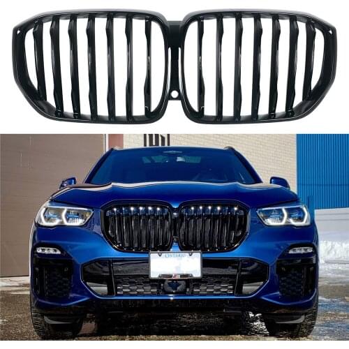 Modified For X5 G05 Front Grill For X5 G05 2020 2021 Front Bumper Grilles Racing Grill Front Hood Kidney Grills Grille For Trims