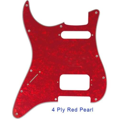 Guitar Parts-For US Left Handed 72' 11 Screw Hole Standard St Deluxe Humbucker Hs Guitar pickguard Scratch Plate