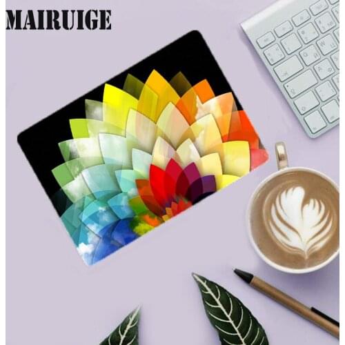 Mairuige Abstract Irregular Shape Pattern Small Mouse Pad Office Gaming PC Laptop Gaming Accessories Wrist Rest Desk Mat