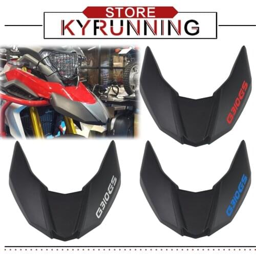 Motorcycle Front Fairing Aerodynamic Winglets ABS wing tip plastic cover with LOGO protective for G310GS G 310GS 2017-2019