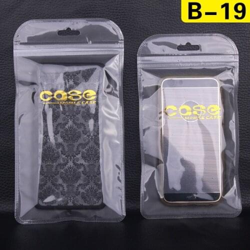 100 PCS/Lot PP PVC Plastic Zipper Package Bag for iphone 6s/6sPlus SamsungS7/S6 Electronic accessories,Available space: 165*98mm