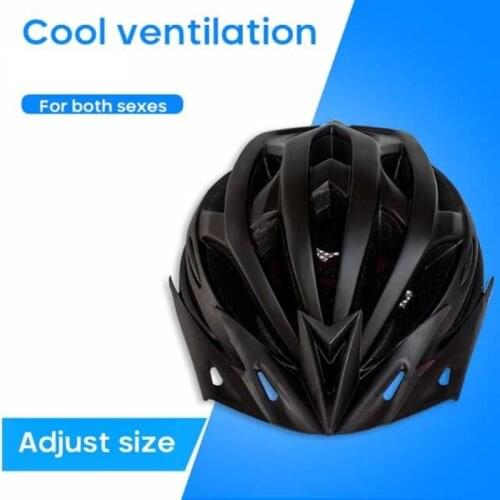 Portable Cycling Helmet Safe One-piece Shock Absorption Helmets Male Female Breathable Bicycle Mountain Bike Riding Equipment