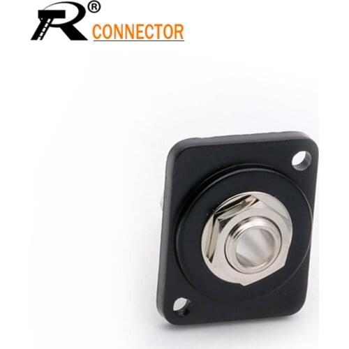 1pc Professional Speaker Audio Jack 6.35mm MONO/stereo Connector Female Socket Panel Mounted Wire Soldering Converter